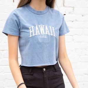 Brandy Melville Graphic Crop Top